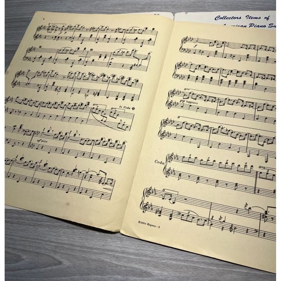Kiddie Kapers Vintage Piano Sheet Music Miller Piano Solos Nat Shilkret 1928 - Picture 5 of 5